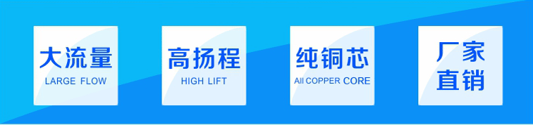 嘉能清水潛水泵與其他廠家對比，優(yōu)勢在于：大流量 高揚程 純銅芯