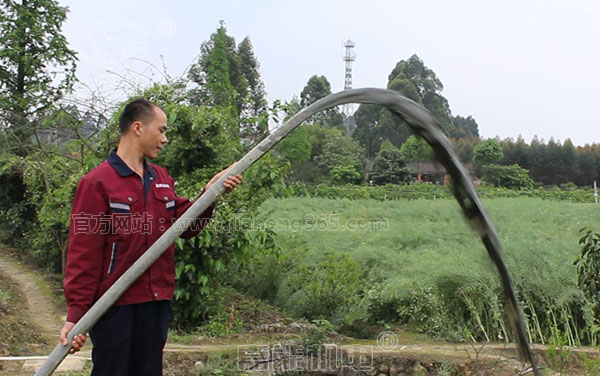 雙刀切割泵抽取魚塘淤泥流量大、不易卡機(jī)